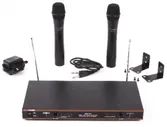 INVOTONE WM210 Радиосистема VHF 220-270 мГц. двухантеннная с двумя ручными микрофонами, 80…10000 Гц,