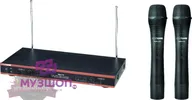 INVOTONE WM210 - Радиосистема VHF 174-216мГц. двухантен. с двумя руч.микрофонами80…10000 Гц,С/Ш 90дБ