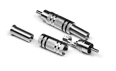Разъем Invotone RCA100M - RCA, тюльпан "папа"-0