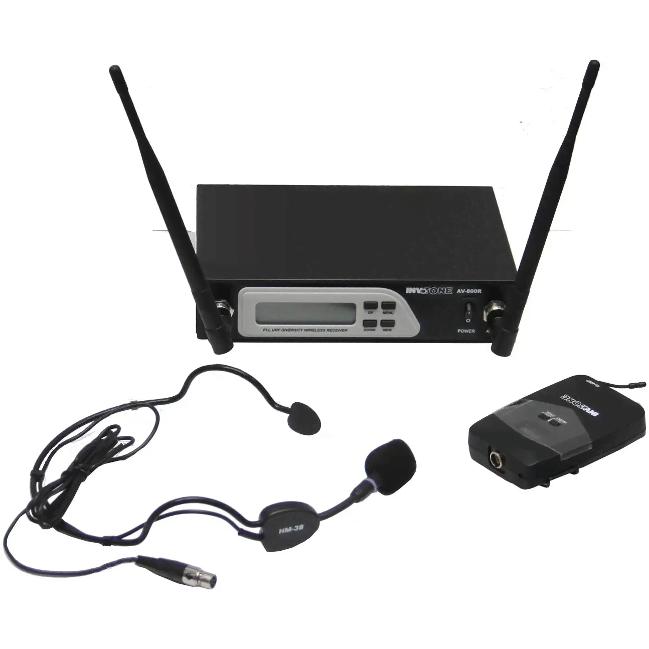 INVOTONE AV-800HS - двухантенная головная радиосистема UHF 710-726 МГц,... Инвотон