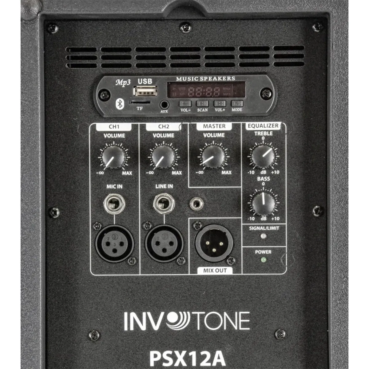 Invotone PSX12A Активная АС, 415 Вт., 15 дюймов, MP3-0