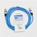 INVOTONE ACM1110 B - микрофонный кабель, XLR(папа) <-> XLR(мама), длина 10 м (синий)