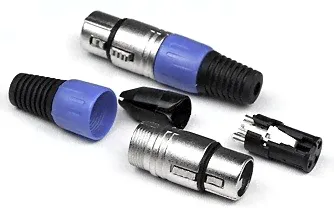 Invotone XLR3F100 разъём XLR "мама", 3P, пластиковый